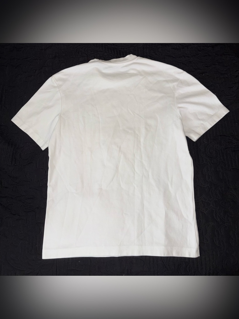 Zara Men's White Short Sleeve Crew Neck Tee Size Small - Picture 3 of 3